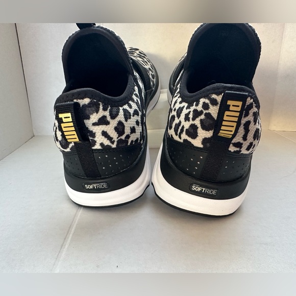 Puma Big Girls Soft Ride Sophia Slip-On Casual Leopard Sneakers Sz 8.5 - Picture 5 of 8